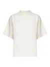 Max Mara White Viscose Blend Amici Boxy Sweater