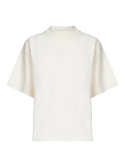Max Mara White Viscose Blend Amici Boxy Sweater
