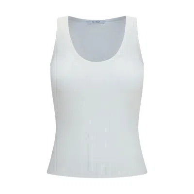 Max Mara White Viscose Tank Tops