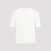 Max Mara Warren Crew Neck Top In White