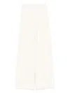 Max Mara White Wide-leg Trousers In White