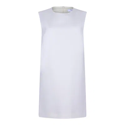 Max Mara White Wool-blend Dresses