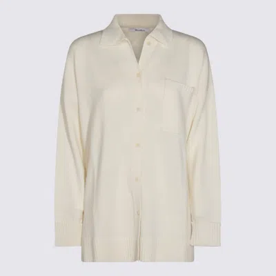 Max Mara White Wool Bull Knitwear
