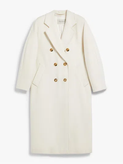 MAX MARA WHITE WOOL COAT