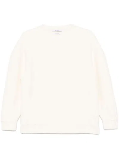 MAX MARA WHITE WOOL CREWNECK SWEATER