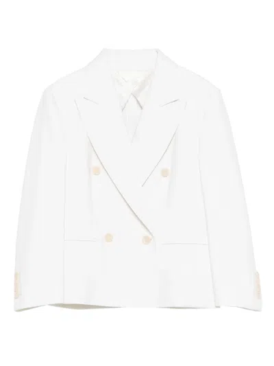 Max Mara White Wool Elastane Mxmdorico