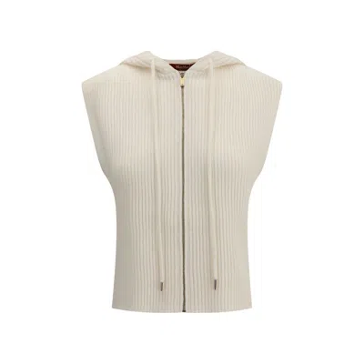 Max Mara White Wool Sweatshirt