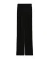 Max Mara Wide Belt Loop Casual Pants In Black