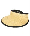 Max Mara Wide-brimmed Straw Hats In Yellow