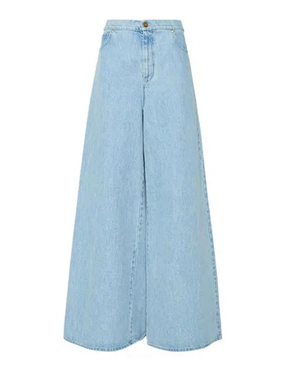 Max Mara Denim Affari Wide-leg Jeans In Blue