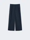 Max Mara Wide-fit Cotton Poplin Trousers In Multi
