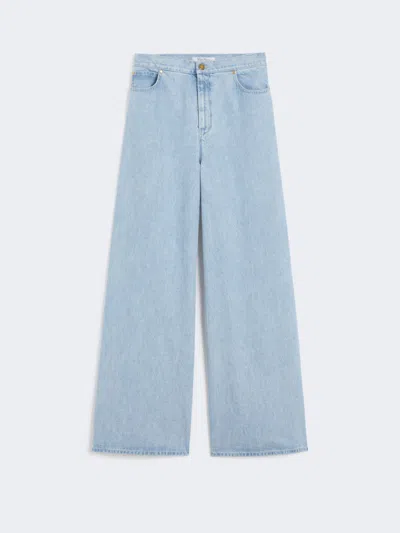 Max Mara Denim Affari Wide-leg Jeans In Blue