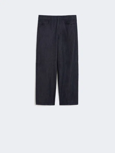 Max Mara Wide-fit Denim Jeans In Blue