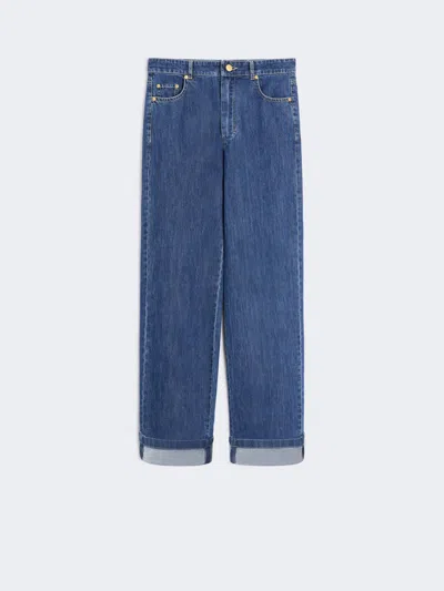 Max Mara Wide-fit Denim Jeans In Blue