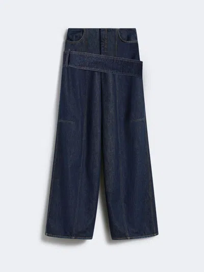 Max Mara Wide-fit Jeans In Blue