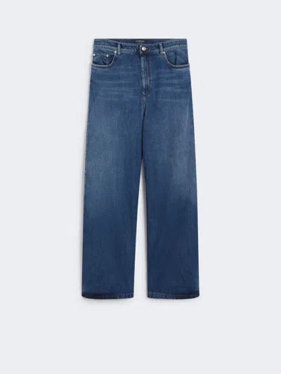 Max Mara Wide Jeans In Blue