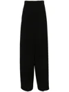 Max Mara Maxmara Women 2421136041600 - Pantalone Largo In Cady In Black