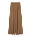 Max Mara Wide-leg Casual Pants In Brown