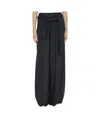 Max Mara Wide-leg Casual Pants In Black