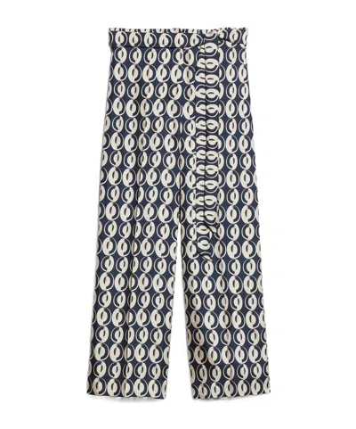 Max Mara Wide-leg Casual Pants In Black