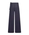 Max Mara Wide-leg Casual Pants In Black