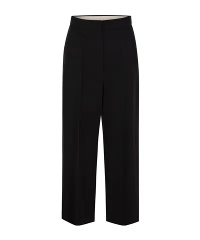 MAX MARA MAX MARA STUDIO HIGH WAIST WIDE LEG TROUSERS
