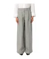 Max Mara Wide-leg Casual Pants In Gray