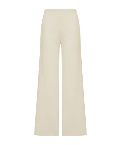 Max Mara Wide-leg Casual Pants In Neutral