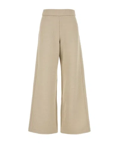 Max Mara Wide-leg Casual Pants In Nude