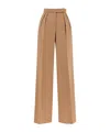 Max Mara 'wide-leg Cool Wool Trousers 'r In Nude