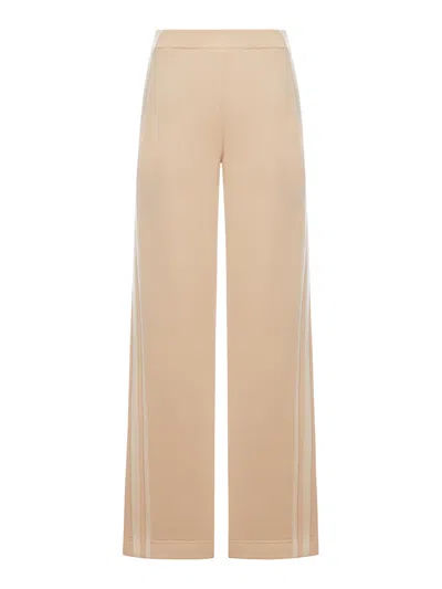 Max Mara Wide-leg Casual Pants In Pink