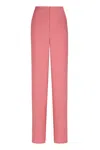 Max Mara Studio Medusa Wide Leg Trousers In Pink