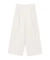 Max Mara Wide-leg Casual Pants In White