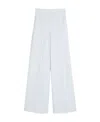 Max Mara Wide-leg Casual Pants In White