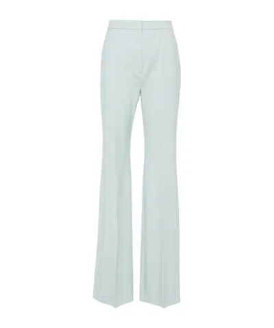 Max Mara Wide-leg Casual Pants In White
