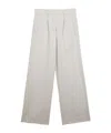 Max Mara Wide-leg Casual Pants In White
