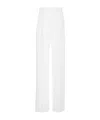 Max Mara Laringe High-waist Straight-leg Trousers In White