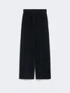 Max Mara Wide-leg Corduroy Trousers In Blue