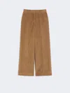 Max Mara Wide-leg Corduroy Trousers In Brown
