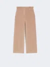 Max Mara Wide-leg Corduroy Trousers In Pink