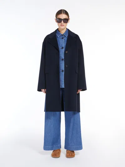 Max Mara Wide-leg Denim Jeans In Blue