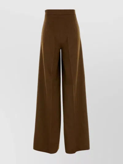MAX MARA WIDE-LEG HIGH WAIST PANT WITH SEAM DETAILING