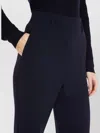 Max Mara Wide Leg High Waist Trousers With Pockets In Blue
