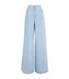 Max Mara Affari High-rise Wide-leg Jeans In Blue