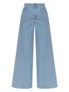 Max Mara Wide Leg Jeans In Multi