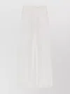 Max Mara Wide-leg Linen Trousers With Pockets