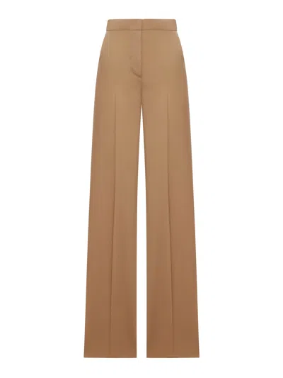 MAX MARA STRAIGHT TROUSERS IN LIGHT WOOL