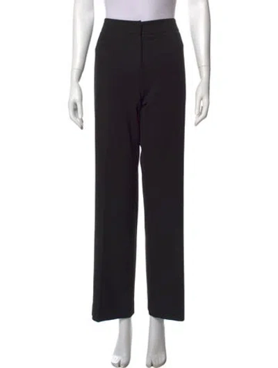 Pre-owned Max Mara Wide Leg Pants In Black