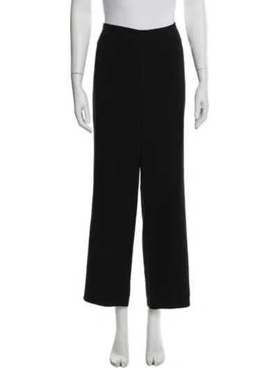 Pre-owned Max Mara Wide Leg Pants In Black