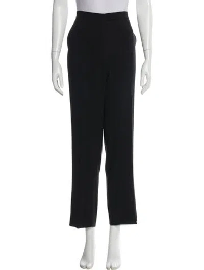 Pre-owned Max Mara Wide Leg Pants In Black